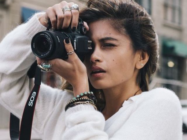 Uma sessão de fotos trabalhosa