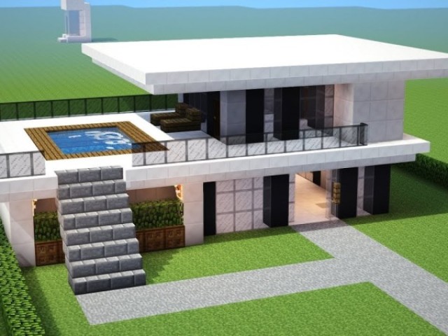 em casas no minecraft