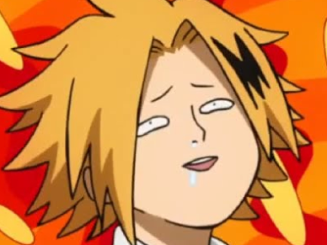 Kaminari? Não ele fica que nem u idiota quando gasta muito poder ninguem iria respeita-lo