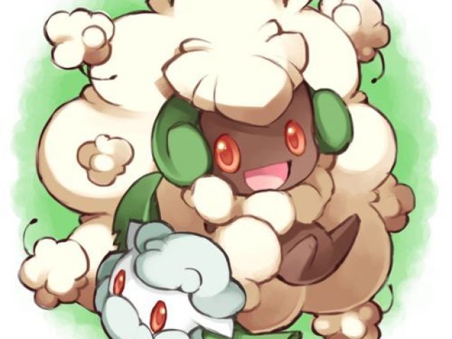 A família Cottonee e Whimsicott