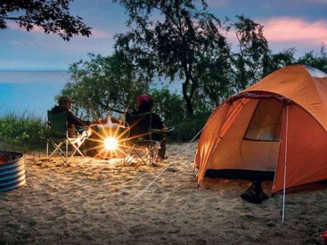 ⛅ Dormiria no acampamento mesmo