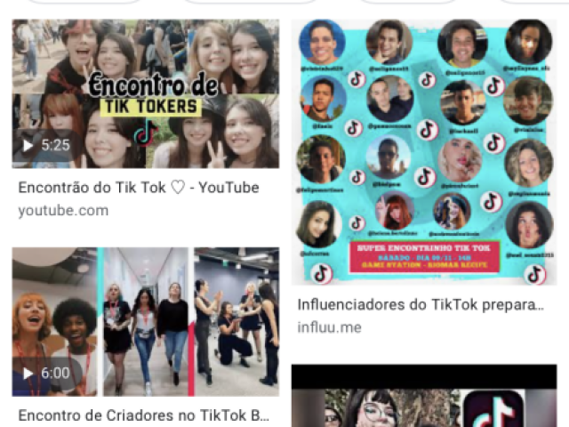 Algum famoso do tiktok