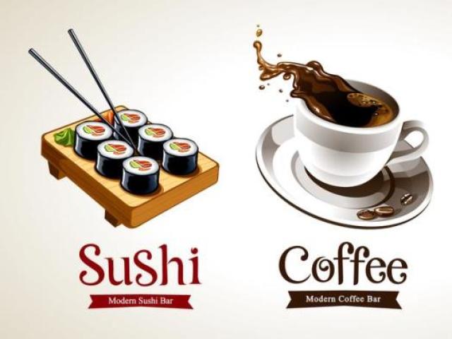 Café com sushi