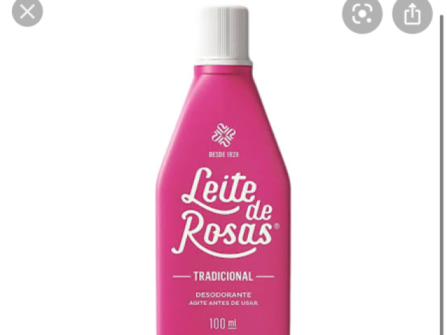 Leite de rosas.