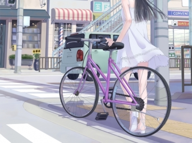 De bicicleta