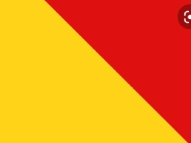 Vermelho e amarelo