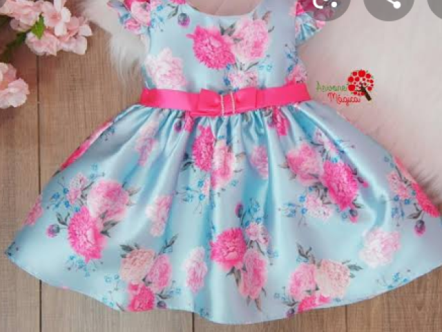 Vestido para a menina