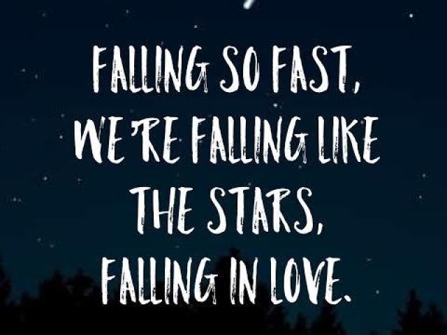 Falling like the stars