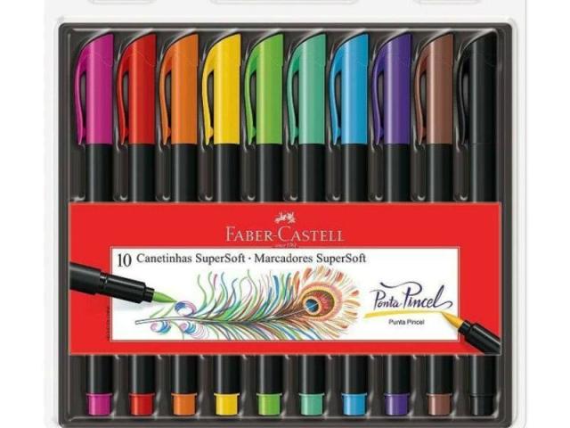 Canetinhas brush da faber castell