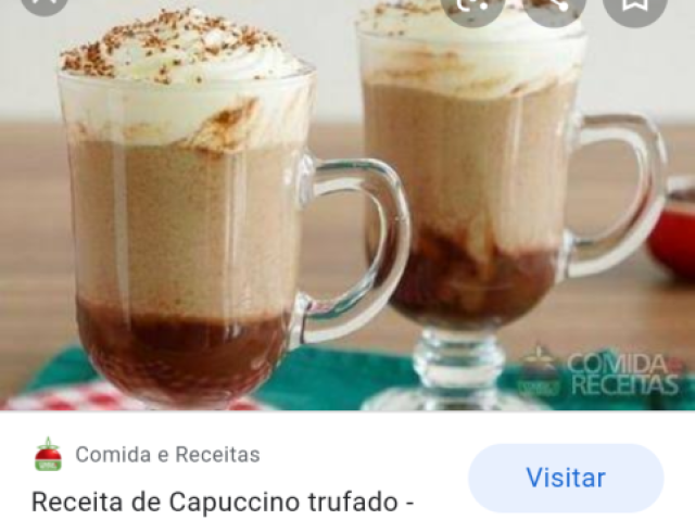 No caminho compro um cappuccino