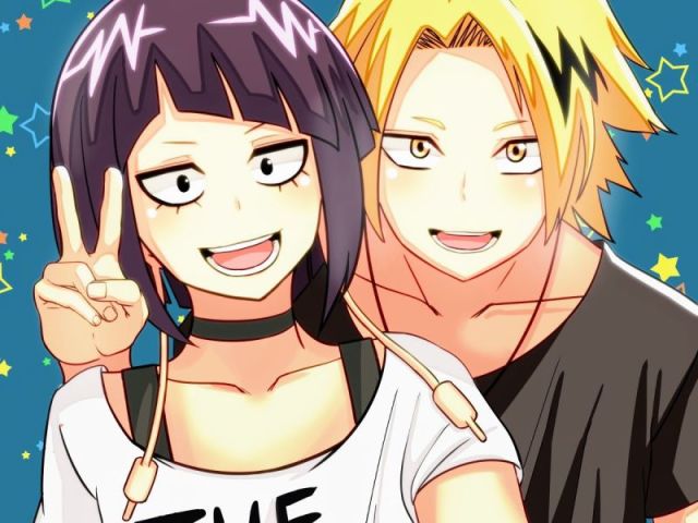 Jirou e Pikachu (Kaminari)