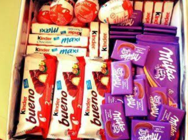 Chocolates Kinder e Milka!! Meus amores!