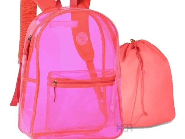 mochila trasparente (feminino)