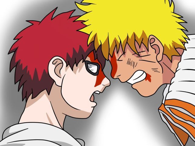 Naruto vs Gaara