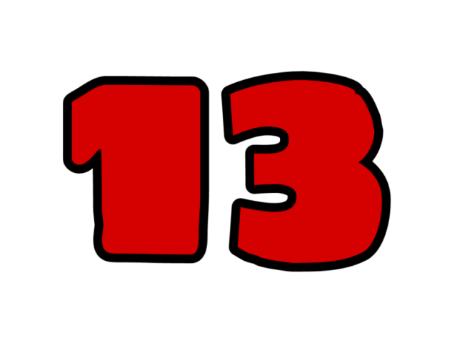 13