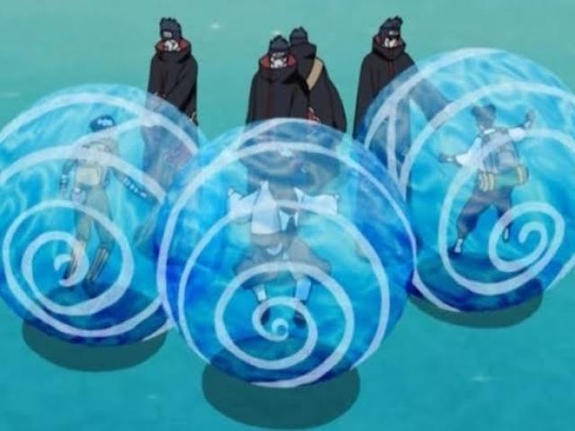 Estilo água jutsu prisão da água