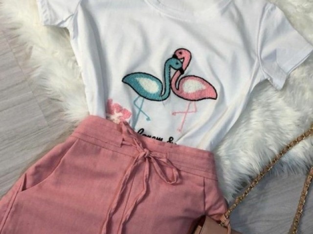 Ou um conjunto de flamingo