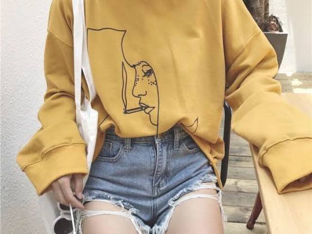 🌻Look amarelo tumblr