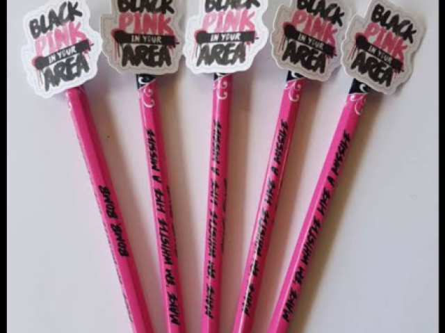 Lápis do Black Pink