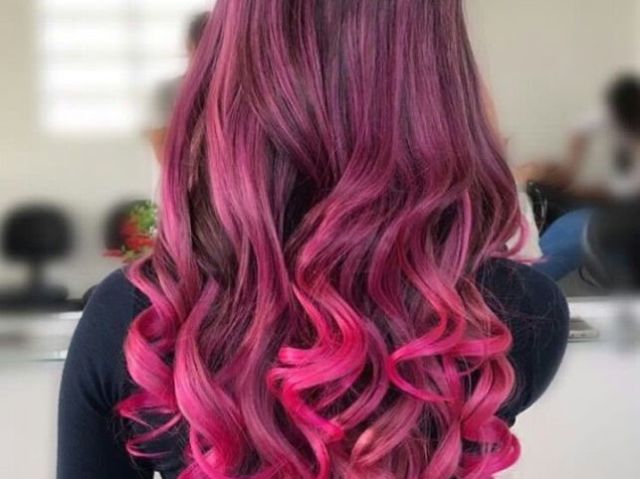 ⭐ Cabelo Rosa Neon⭐