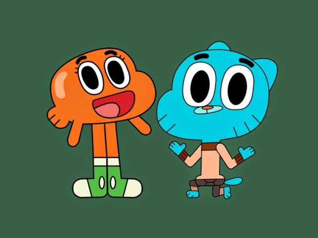Gumball e Darwin
😸🐠