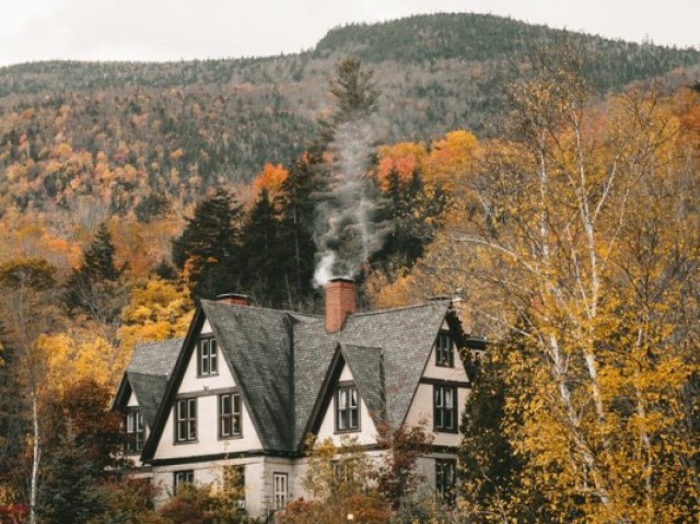 Casa no topo da montanha