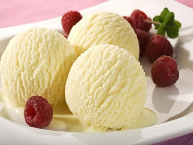 Gelado de Baunilha