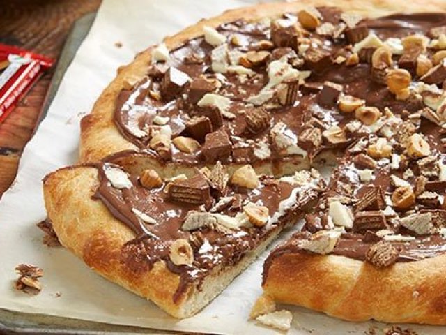 Pizza de chocolate não vai estragar a dieta!