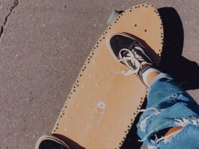 Vou de skate