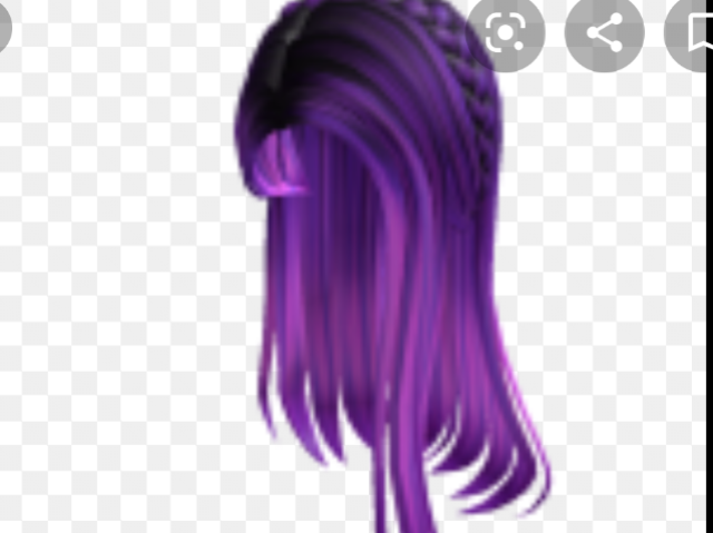 Cabelo roxo e preto 💜