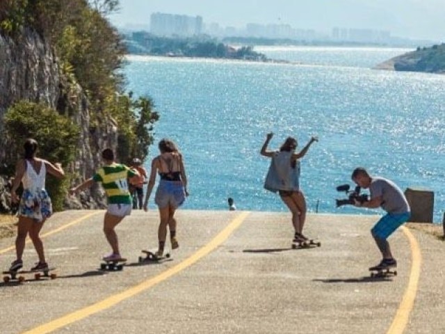 Andar de skate por Los Angeles