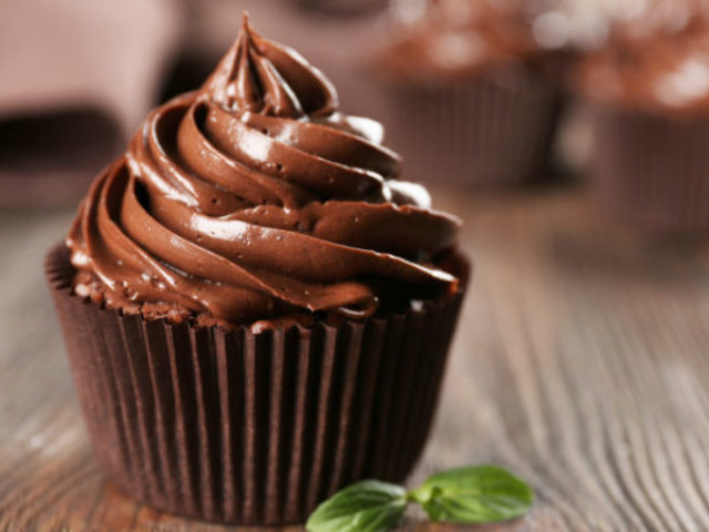 Cupcake de chocolate