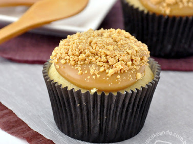 Cupcake de paçoca