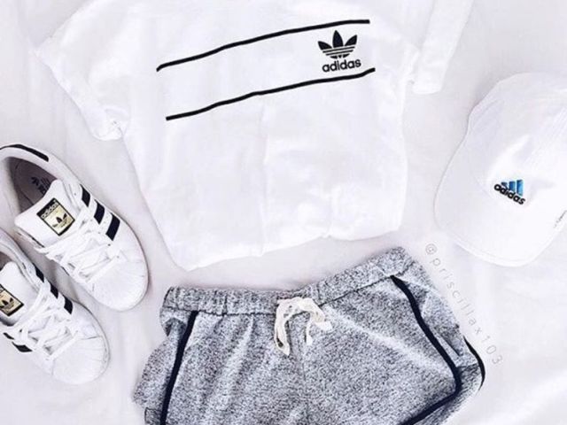 conjunto fofo da adidas