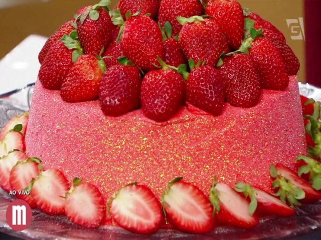 Bolo de morango