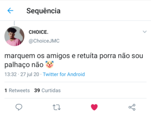 choice mandando o papo