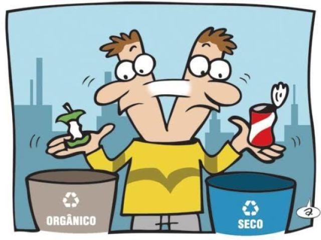 Qualquer um, reciclável ou orgânico.