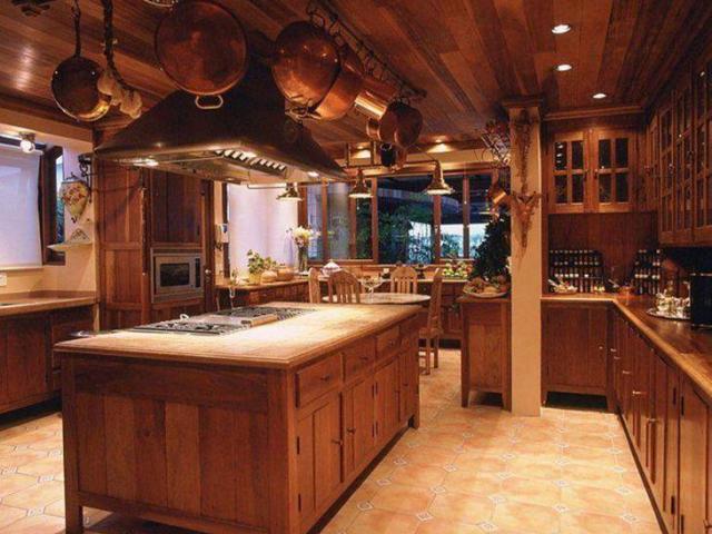 Cozinha rustica e gourmet
