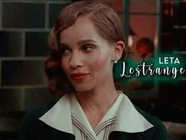 Você vai ser o par de Letta lestrange