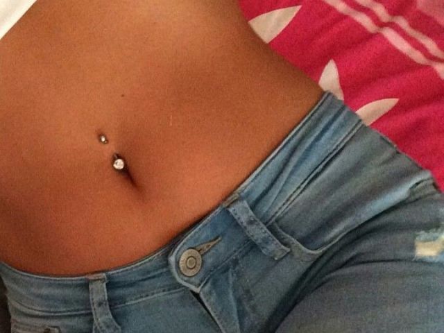 O piercing do umbigo