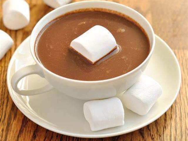 Chocolate quente.