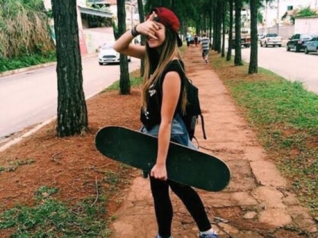 De skate (aqui é profissional meu bem)