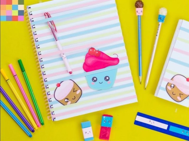 Material Escolar Kawaii