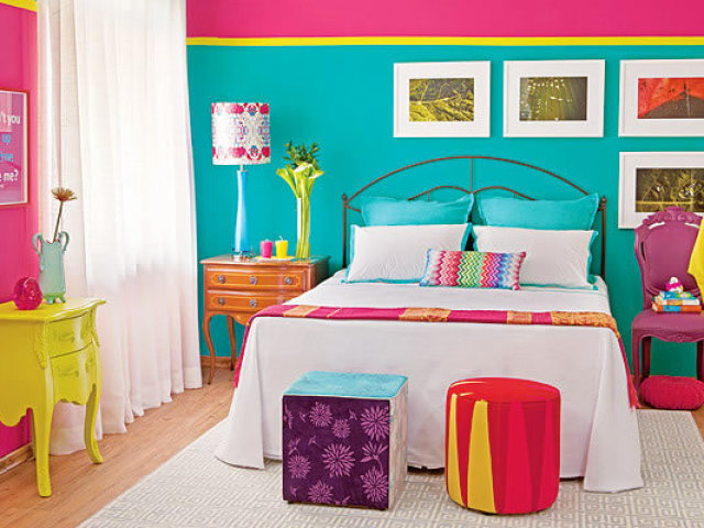 Quarto colorido