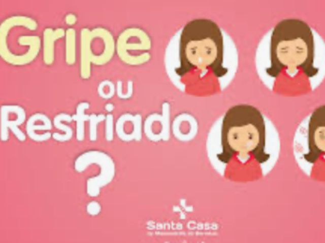 O resfriado tem sintomas muito parecidos com a gripe, porém a gripe tem sintomas bem mais fracos, quase imperceptíveis. Já o resfriado pode causar até mesmo uma pneumonia.