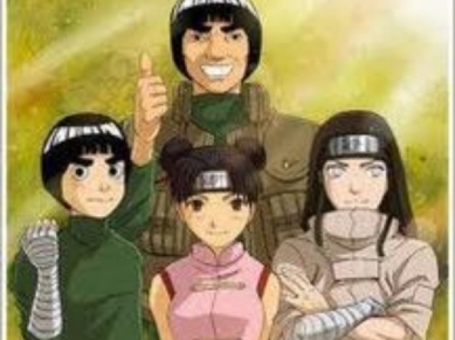 Neji Hyuga//Tenten
//Rock Lee//Might Guy.