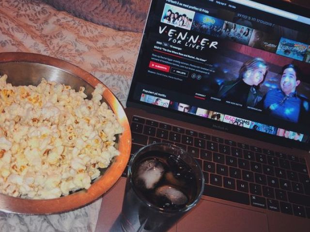 Netflix e pipoquinha