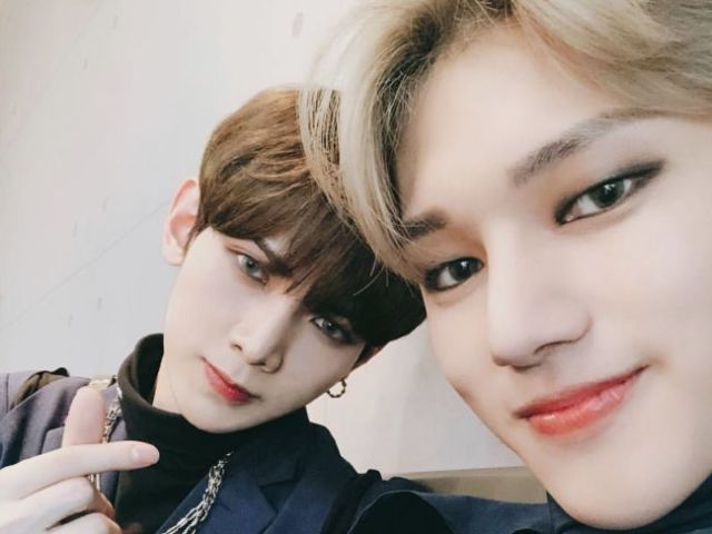 Yeosang e Wooyoung