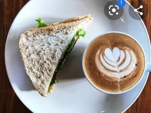 Um café da manhã simples estå ótimo!