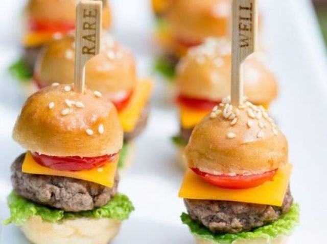 mini hamburger